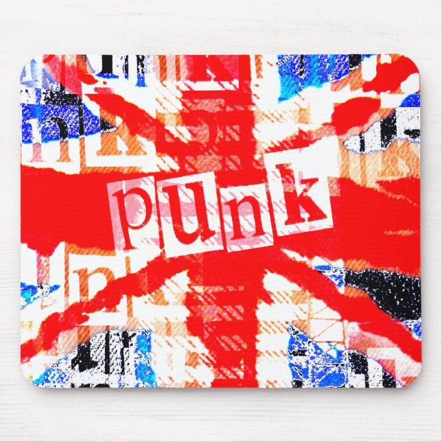 Union Jack Punk Mouse Pad (Front)