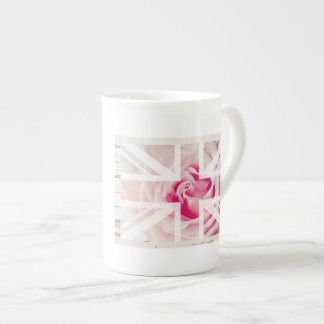 Union Jack Rose Bone China Mug