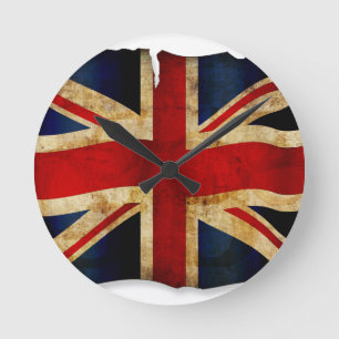 Union Jack Round Clock