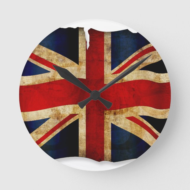 Union Jack Round Clock (Front)
