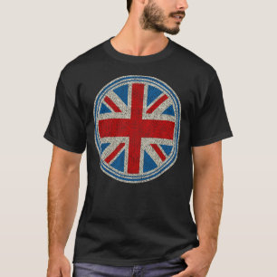 Union Jack roundel Distressed fabric look United T-Shirt