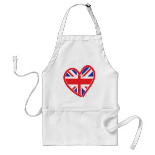 Union Jack Royal Heart Standard Apron