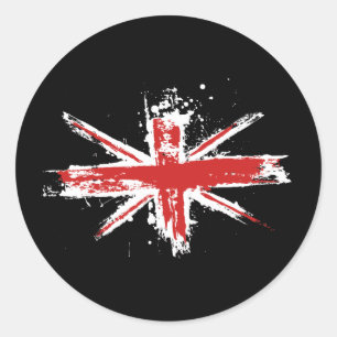Union Jack Splatter Sticker