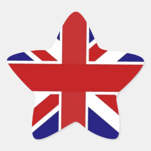 Union Jack Star Sticker