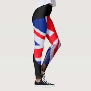 Union Jack style designed leggings