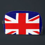 UNION JACK - THE BRITISH FLAG       DOPP KIT<br><div class="desc">UNION JACK - THE BRITISH FLAG
The Union Jack,  or Union Flag,  is the de facto national flag of the United Kingdom.</div>