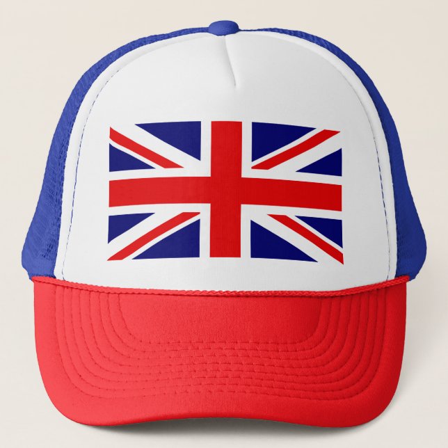 UNION JACK - THE BRITISH FLAG  London     Trucker Hat (Front)