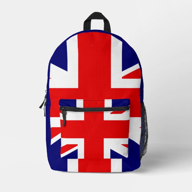 UNION JACK - THE BRITISH FLAG      PRINTED BACKPACK (Front)