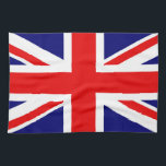 UNION JACK - THE BRITISH FLAG      TEA TOWEL<br><div class="desc">UNION JACK - THE BRITISH FLAG
The Union Jack,  or Union Flag,  is the de facto national flag of the United Kingdom.</div>