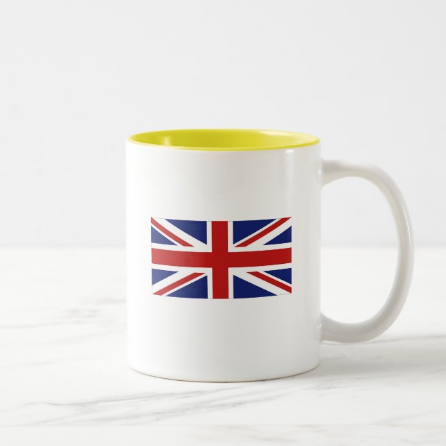 Union Jack Two-Tone Coffee Mug (Right)