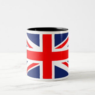 Union Jack Two-Tone Coffee Mug