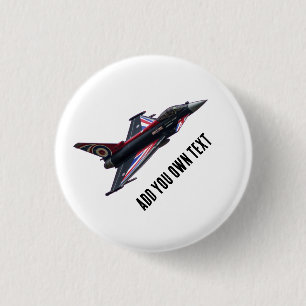 Union Jack Typhoon 3 Cm Round Badge