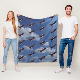 Union Jack Typhoon Fleece Blanket