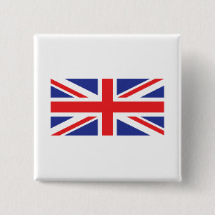 Union Jack UK Flag 15 Cm Square Badge