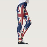 Union Jack British England UK Flag Leggings | Zazzle