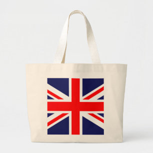 Union Jack - UK Flag Large Tote Bag