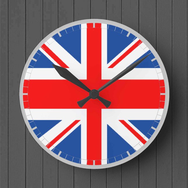 Union Jack UK Flag Round Clock (Creator Uploaded)