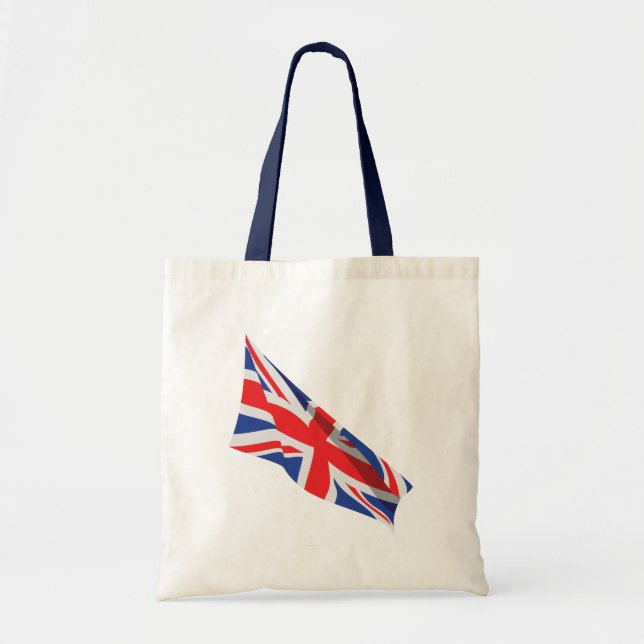Union Jack UK Flag Tote Bag (Front)