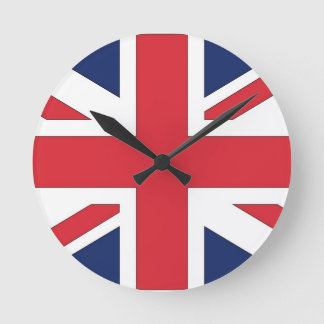 Union Jack, Union Flag of Great Britian Round Clock