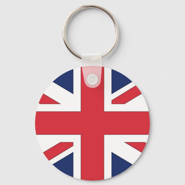 Union Jack/ Union Flag of United Kingdom Key Ring (Front)