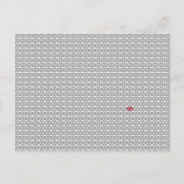 Union Jack - United Kingdom Postcard (Front)