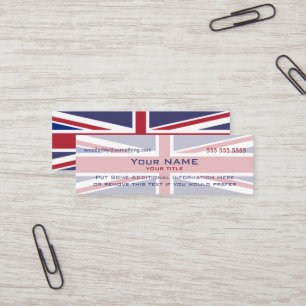 Union Jack version 4 Mini Business Card