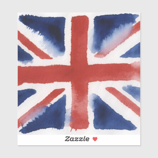 Union jack  vinyl sticker (Sheet)