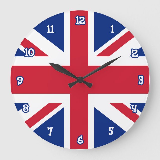Union Jack Wall Clock (Front)