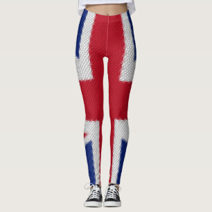 Union Jack Woven Flag Leggings