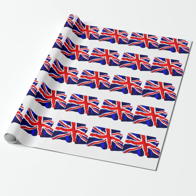 Union Jack Wrapping paper (Unrolled)