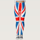 Union Jacked Leggings<br><div class="desc">Union Jack flag leggings</div>