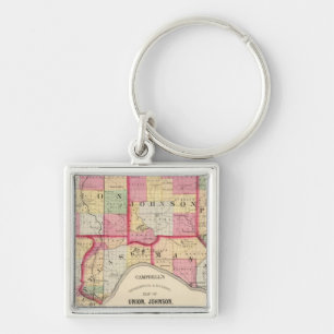 Union, Johnson, Alexander, Pulaski Key Ring