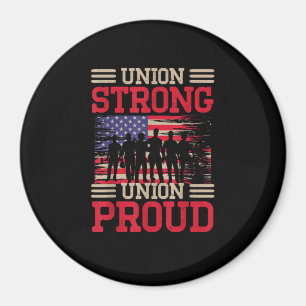 Union Laborer Union Strong Labour Union Worker Uni Magnet