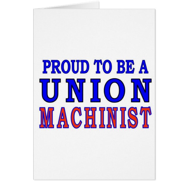 UNION MACHINIST (Front)