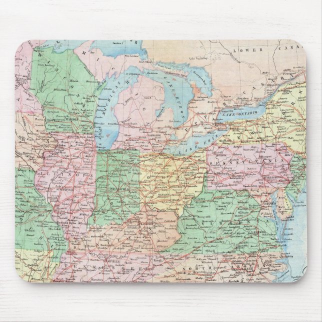 Union Military Chart Mouse Pad (Front)