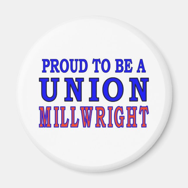 UNION MILLWRIGHT MAGNET (Front)
