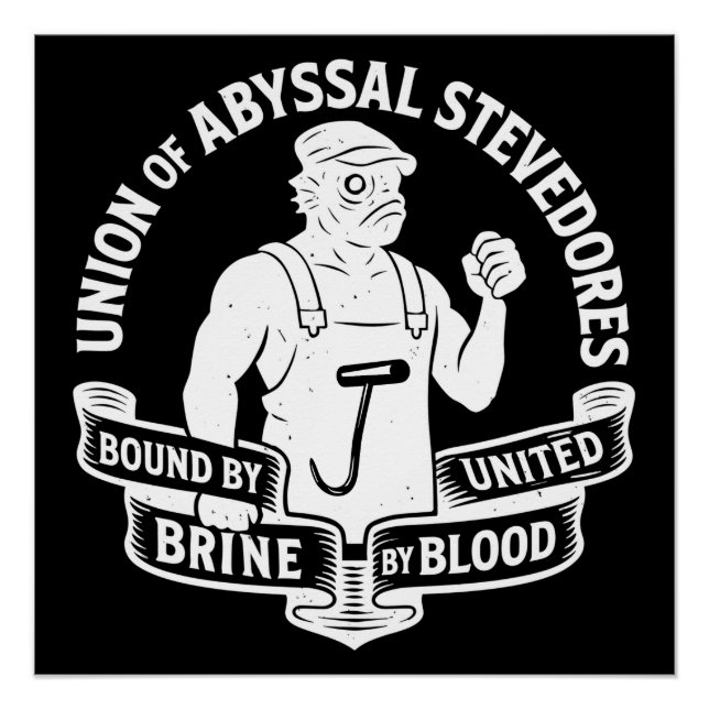 Union of Abyssal Stevedores – Bound by Brine Poster (Front)