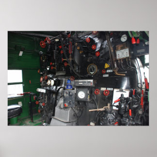 Union Pacific 844 Cab Poster