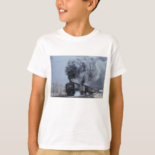 Union Pacific, No. 844 and No. 3985, departing Win T-Shirt