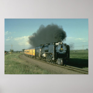 Union Pacific splendour, No. 8444 heads for Denver Poster