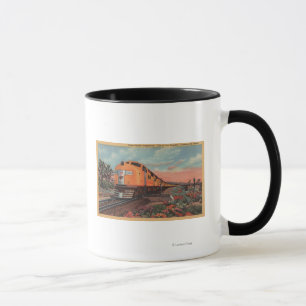 Union Pacific Train, City of L.A. Mug