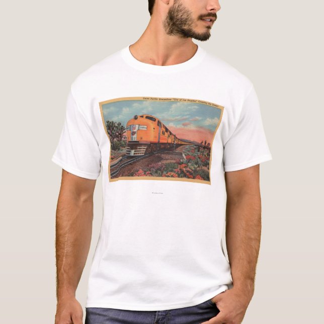 Union Pacific Train, City of L.A. T-Shirt (Front)