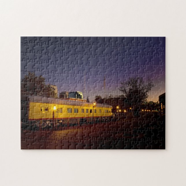 Union Pacific Train in Old Sacramento Jigsaw Puzzle (Horizontal)