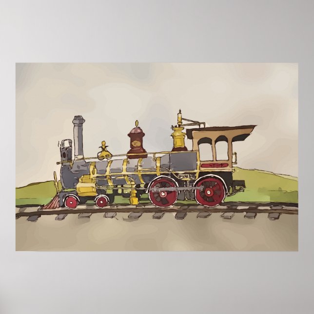 Union Pacific's No. 119 at Promontory Summit  Poster (Front)
