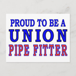 UNION PIPE FITTER POSTCARD