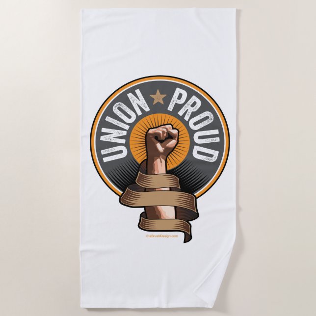 Union Proud Beach Towel (Front)