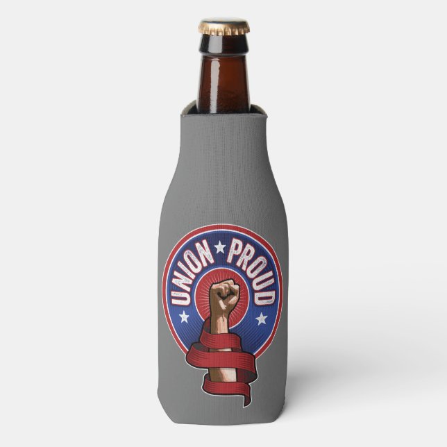 Union Proud Bottle Cooler (Bottle Front)