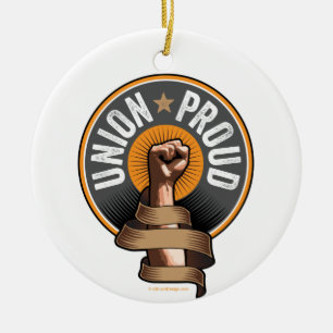 Union Proud Ceramic Ornament