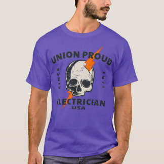 Union Proud Electrician Since 1971 T-Shirt