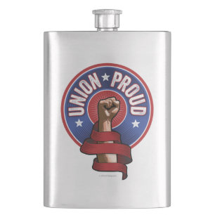 Union Proud Hip Flask